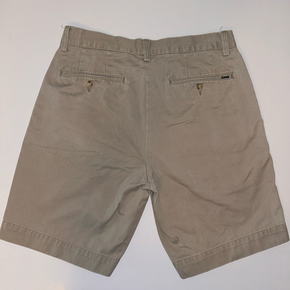 Polo Ralph Lauren Classic Fit khaki shorts‎ 9” inseam flat front VINTAGE sz 30 - Picture 7 of 9